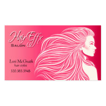 Glam Hair I - Beauty Salon Beautician Hair Stylist Business Cards