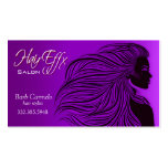 Glam Hair I - Beauty Salon Beautician Hair Stylist Business Cards