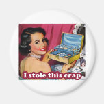 Glam Kleptomania Fridge Magnet