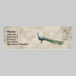 Glam Peacock  Business Cards business cards