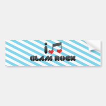 Glam Rock Bumper Stickers