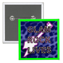 glam rock pins