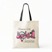 Glamour Girl Birthday Canvas Bag