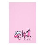 Glamour Girl Birthday Customized Stationery