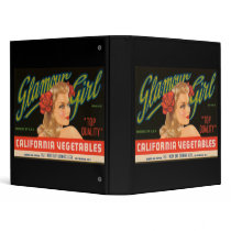 Glamour Girl California Vegetables Binder