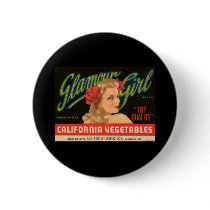Glamour Girl California Vegetables Pins