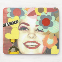 Glamour Girl Mixed Media Mousepad