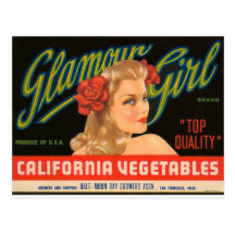 Glamour Girl Post Card