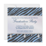 Glamour Girl Zebra and Diamond Graduation Party