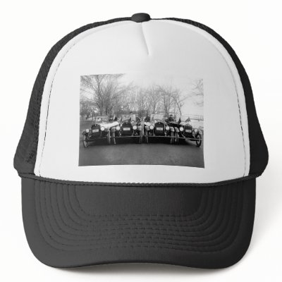 Glamour Girls & Classic Cars Vintage Photo Mesh Hat by fotoshoppe
