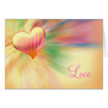 Glamour Loving Heart - Card