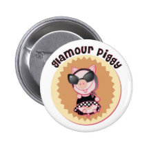 Glamour_Piggy Pin