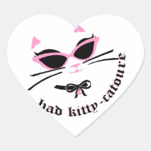 Glamour Puss Heart Stickerz