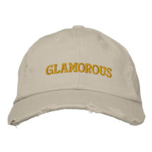 Glamourous Embroidered Baseball Caps