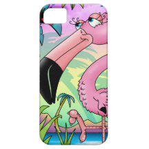 Glamourous Flamingo iPhone 5 Skin