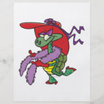 glamourous girly fashion turtle cartoon custom flyer