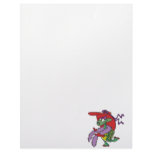 glamourous girly fashion turtle cartoon letterhead design