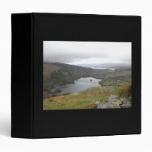 Glanmore Lake from Healy Pass Ireland. 3 Ring Binder