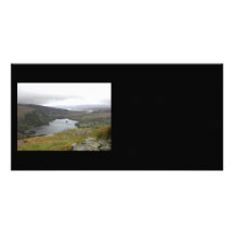 Glanmore Lake from Healy Pass Ireland. Photo Greeting Card