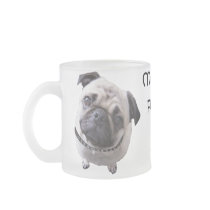 Glas "Mops" Tee Haferl