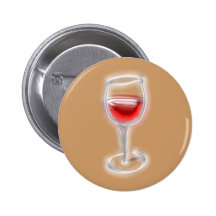 Glas Rotwein glass red wine Anstecknadelbuttons