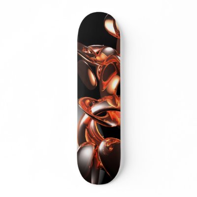Glass Asteroids Custom Skateboard by humanwurm