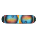 Glass ball texture custom skate board