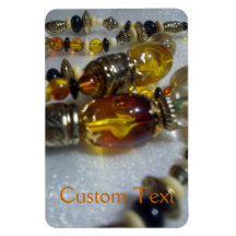 Glass Beads Vinyl Magnets