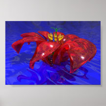 Glass Bloom Poster