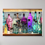 Glass Bottles in Window