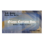 Glass Curtain 3-D Business Card With Soft Border