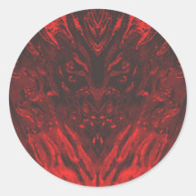 GLASS DEMON STICKER