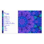 Glass Effect Mosaic Purple/Blue Business Card Templates