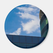glass facade - corporate building magnet