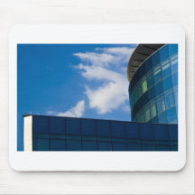 glass facade - corporate building mouse pads
