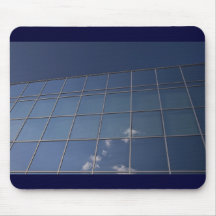 glass facade - corporate building mousepads