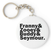 Glass Family Keychain