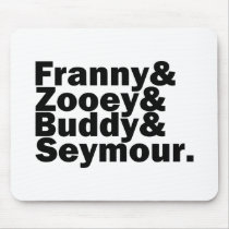 Glass Family Mouse Pad