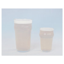 Glass filled with beer customized letterhead
