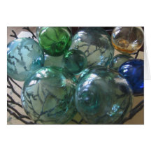 Glass Floats - Note Card