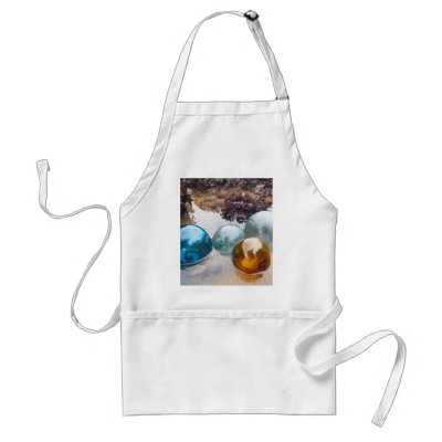 Glass Floats on water Aprons by deegolden