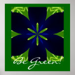 Glass Flower Poster