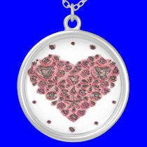 GLASS HEART necklaces