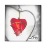 Glass Heart Magnet