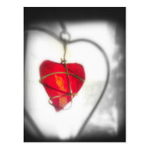 Glass Heart Postcard