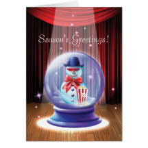 Glass Holiday Fantasy Corporate Greeting Card