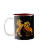 Glass Horses of Murano Italy Mugs