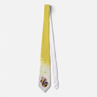 Glass Koi Fish Party Fashion Japan Golden Tie by ChiakiSato