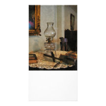 Glass Lamp and Stereopticon Customized Photo Card