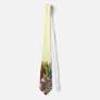 Glass Leaves Elegant Art Design Pearl Colour Tie